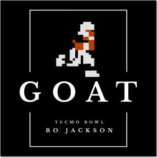 GOAT - Tecmo Bowl Bo Jackson Posters and Art
